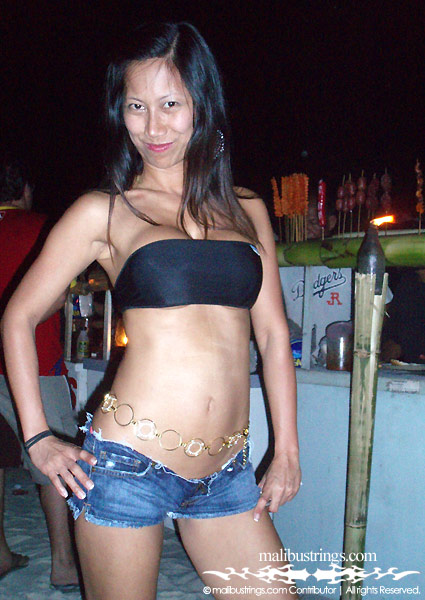 Myra in a Malibu Strings bikini in the Philippines.