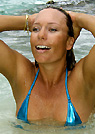 natasha in a malibu strings bikini