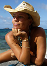 natasha in a malibu strings bikini
