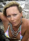 natasha in a malibu strings bikini