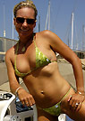 natasha in a malibu strings bikini