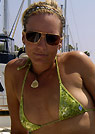 natasha in a malibu strings bikini