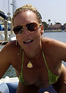 natasha in a malibu strings bikini