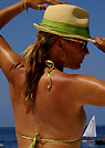 natasha in a malibu strings bikini
