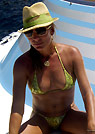 natasha in a malibu strings bikini