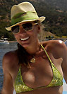 natasha in a malibu strings bikini
