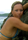natasha in a malibu strings bikini