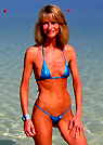 nathalie in a malibu strings bikini