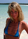 nathalie in a malibu strings bikini