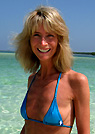 nathalie in a malibu strings bikini