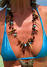nathalie in a malibu strings bikini