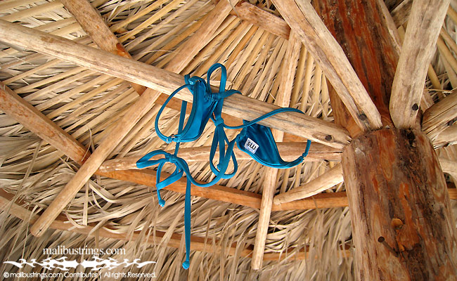 Nathalie in a Malibu Strings bikini in Cuba.