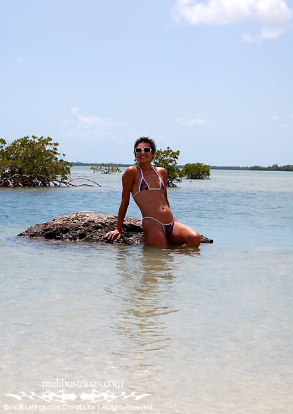 Jacqueline in a Malibu Strings bikini in the FL Keys.