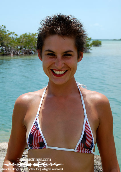 Jacqueline in a Malibu Strings bikini in the FL Keys.