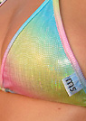 sahara in a malibu strings bikini