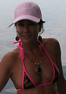 sueellen in a malibu strings bikini