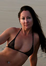 sueellen in a malibu strings bikini