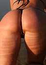 sueellen in a malibu strings bikini