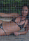 sueellen in a malibu strings bikini