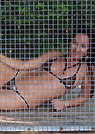 sueellen in a malibu strings bikini