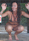sueellen in a malibu strings bikini