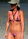 sueellen in a malibu strings bikini