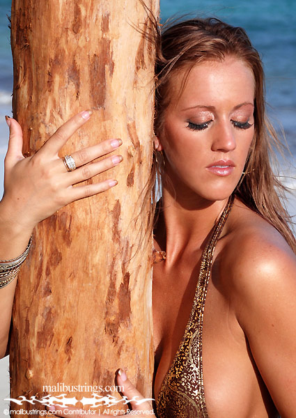 Summer in a Malibu Strings bikini in Cancun.