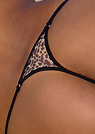 tania in a malibu strings bikini