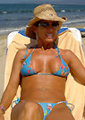 telma in a malibu strings bikini