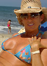 telma in a malibu strings bikini
