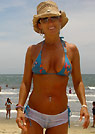 telma in a malibu strings bikini