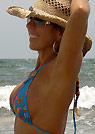 telma in a malibu strings bikini