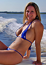 ov in a malibu strings bikini
