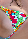 ov in a malibu strings bikini