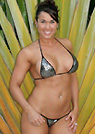 adrienne in a malibu strings bikini