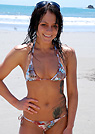 alisa in a malibu strings bikini