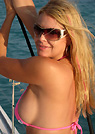 anette in a malibu strings bikini