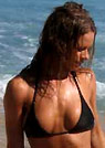 brandi in a malibu strings bikini