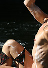 caroline in a malibu strings bikini