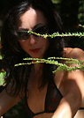 caroline in a malibu strings bikini