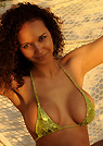 dannie in a malibu strings bikini