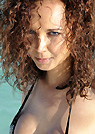 dannie in a malibu strings bikini