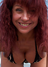 dianep in a malibu strings bikini
