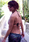 dianep in a malibu strings bikini