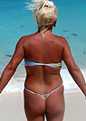 dianet in a malibu strings bikini