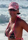 elizabeth in a malibu strings bikini