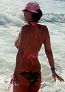 elizabeth in a malibu strings bikini