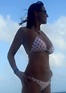 elizabeth in a malibu strings bikini
