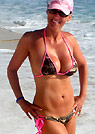 elizabeth in a malibu strings bikini