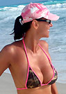 elizabeth in a malibu strings bikini